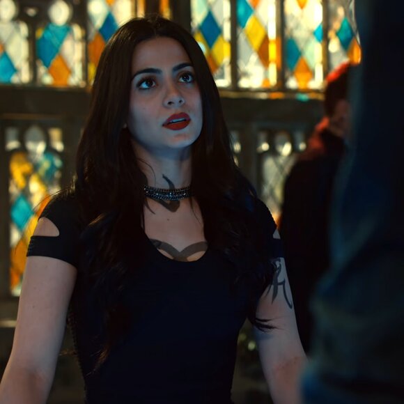 Alexander Wang Slit Sleeve Knit Dress ASO Isabelle Lightwood - Picture 8 of 9